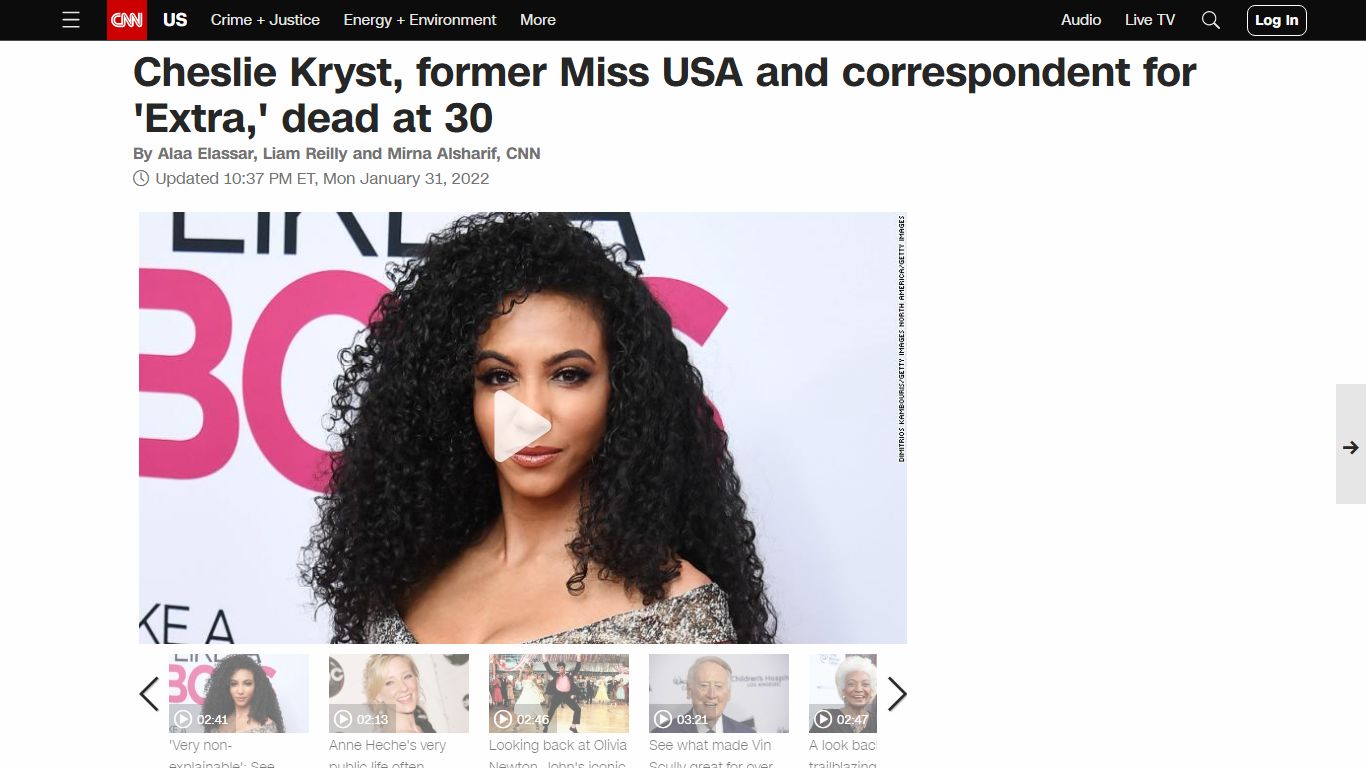 Cheslie Kryst, former Miss USA, has died. NYPD is investigating - CNN
